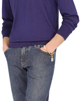 Link bracelet with DG-logo pearls - | Dolce & Gabbana