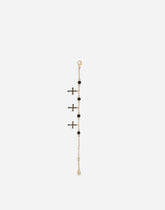 Cross bracelet with “DNA” rhinestones - | Dolce & Gabbana