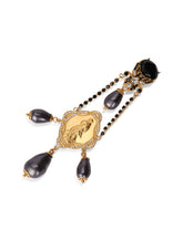 Drop earrings with decorative details - | Dolce & Gabbana