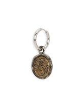 Single earring with coin - | Dolce & Gabbana