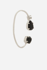 Single ear cuff with rhinestones and DG logo - | Dolce & Gabbana