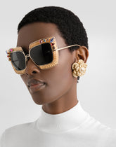 Clip-on earrings with flowers - | Dolce & Gabbana