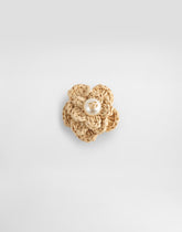 Clip-on earrings with flowers - | Dolce & Gabbana