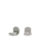 Silver cufflinks with crystal rhinestones - | Dolce & Gabbana