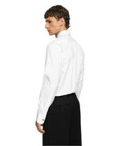 Silver cufflinks with rhinestones - | Dolce & Gabbana