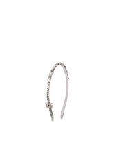 Headband with rhinestones and DG logo - | Dolce & Gabbana