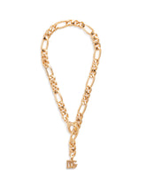 Chain necklace with DG logo charms - | Dolce & Gabbana
