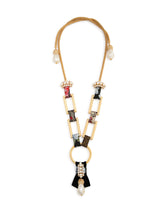 Long necklace with patchwork details - | Dolce & Gabbana