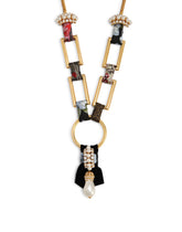 Long necklace with patchwork details - | Dolce & Gabbana