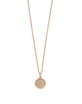 Necklace with mother-of-pearl DG logo pendant - | Dolce & Gabbana