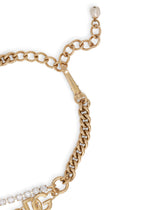 Double-chain necklace with sacred heart pendant - | Dolce & Gabbana