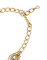 Double-chain necklace with pearl charms - | Dolce & Gabbana