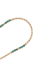 Necklace with natural stones and DG logo medallions - | Dolce & Gabbana