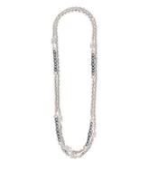 Multi-logo necklace with pearls - | Dolce & Gabbana