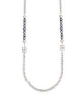 Multi-logo necklace with pearls - | Dolce & Gabbana