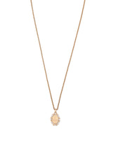 Pendant necklace with crystals - | Dolce & Gabbana