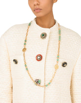 Sautoir necklace with coins and spheres - | Dolce & Gabbana