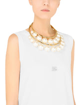 Choker with maxi-balls - | Dolce & Gabbana