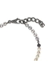 Choker with rhinestones and pearls - | Dolce & Gabbana