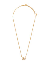 Fine link necklace with DG logo - | Dolce & Gabbana