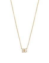 Fine link necklace with DG logo - | Dolce & Gabbana