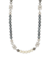 Cord necklace with “Marina” pearls - | Dolce & Gabbana