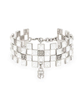 Rigid choker with rhinestones and DG logo - | Dolce & Gabbana
