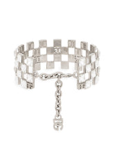 Rigid choker with rhinestones and DG logo - | Dolce & Gabbana