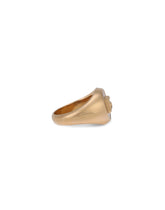 Ring with mother-of-pearl accent and DG logo - | Dolce & Gabbana