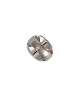 Ring with enameled accent and DG logo - | Dolce & Gabbana