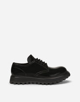 Brushed calfskin Derby shoes with extra-light sole -  | Dolce & Gabbana