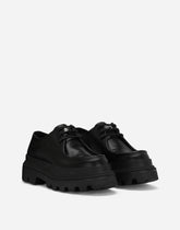 Brushed calfskin Derby shoes -  | Dolce & Gabbana