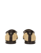 Woven raffia loafers -  | Dolce &amp; Gabbana