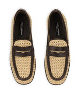 Woven raffia loafers -  | Dolce &amp; Gabbana