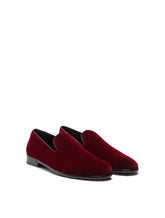 Slippers in velvet -  | Dolce &amp; Gabbana