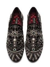 Velvet slippers with embroidery -  | Dolce &amp; Gabbana