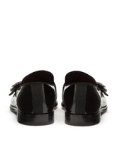Calfskin loafers with DG logo -  | Dolce & Gabbana
