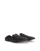 Calfskin loafers with DG coat of arms embroidery -  | Dolce & Gabbana