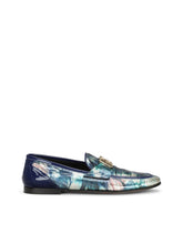 Tie dye patent leather slippers -  | Dolce &amp; Gabbana