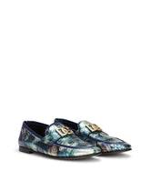 Tie dye patent leather slippers -  | Dolce &amp; Gabbana