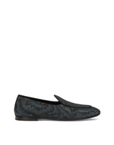 Iridescent fabric Caravaggio slippers -  | Dolce & Gabbana