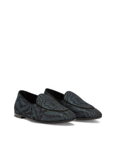 Iridescent fabric Caravaggio slippers -  | Dolce & Gabbana