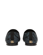 Iridescent fabric Caravaggio slippers -  | Dolce & Gabbana