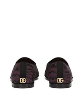 Iridescent fabric Caravaggio slippers -  | Dolce & Gabbana