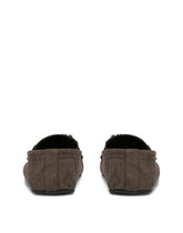 Patchwork denim loafers with logo tag -  | Dolce &amp; Gabbana