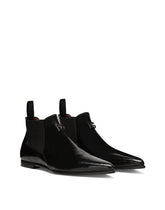 Brushed calfskin nappa Achille ankle boots -  | Dolce & Gabbana