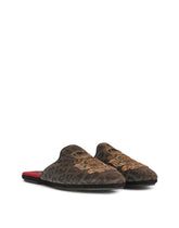 Slippers with coat of arms patch -  | Dolce &amp; Gabbana
