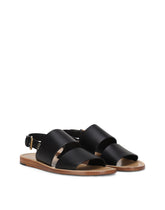 Calfskin pantheon sandals -  | Dolce & Gabbana