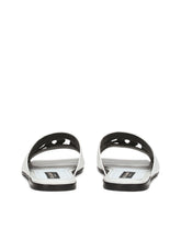 Crocodile-print calfskin Pantheon sliders -  | Dolce &amp; Gabbana