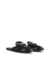 Denim slippers with logo -  | Dolce & Gabbana